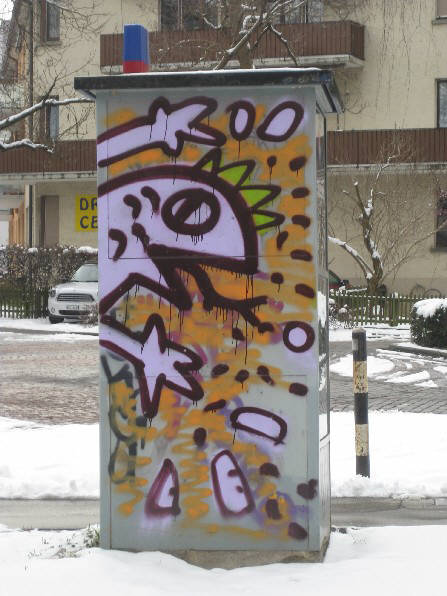 REPTILIANS graffiti streetart in zurich switzerland
