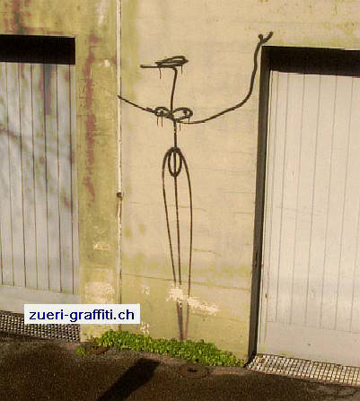 originalgraffiti von harald ngeli, dem sprayer von zrich