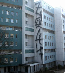 2047 giant fire extinguisher graffiti tag zurich switzerland