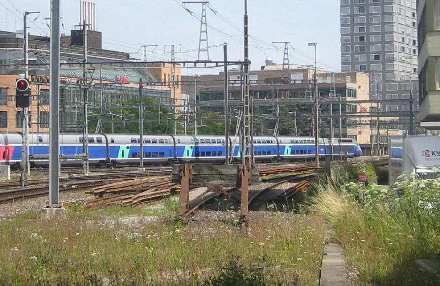 TGV Paris-Zrich im August 2014 Bahnhof Zrich-Altstetten