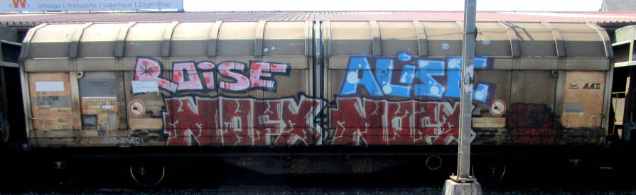 RAISE ALISE NOFX SBB-güterwagen graffiti zürich RIO REISER Der Traum