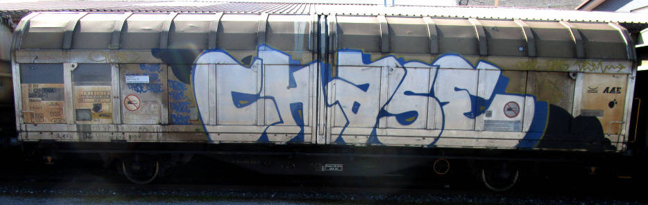 CHASE graffiti SBB-gterwagen freight train graffiti zuerich switzerland