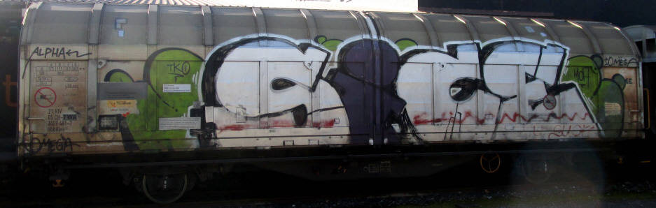 SICE SBB-Güterwagen Graffiti Zürich