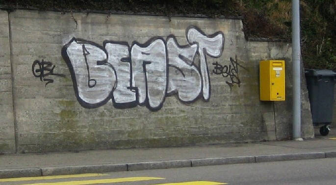 BEAST graffiti zrich