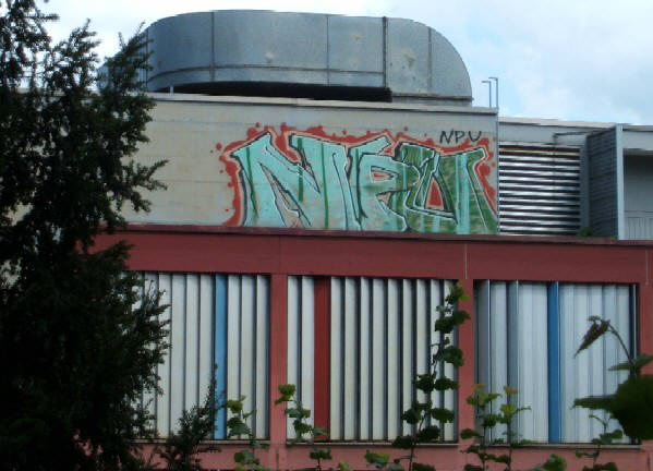 NPU graffiti Zrich Enge
