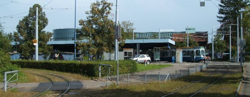 Bahnhof Stettbach S-Bahn VBZ Zri-Linie Tramhaltestelle Endstation Zrich Schwamendingen Kreis 12
