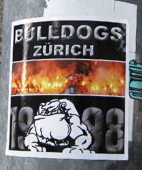 BULLDOGS ZURICH 1998 grasshoppers club zrich