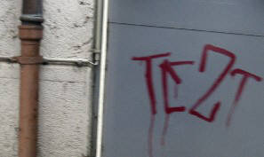 TEZT graffiti tag zrich