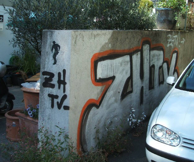 ZHTV graffiti zrich