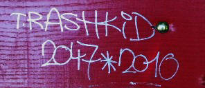 TRASHKID 2047 graffiti tag zrich