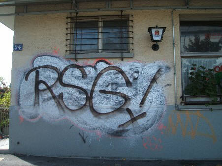 RSG graffiti tag zrich