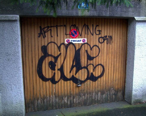ALC graffiti garage zrich