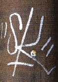 SK graffiti tag zrich