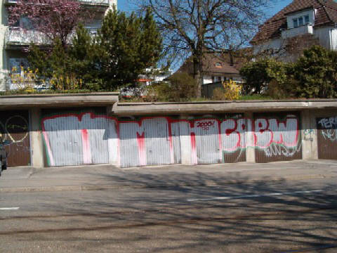 KMH garagen graffiti hnggerstrasse zrich-wipkingen