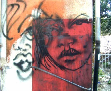 graffiti an der besetzen liegenschaft zeltweg 93 95 beim kreuzplatz zrich 2007