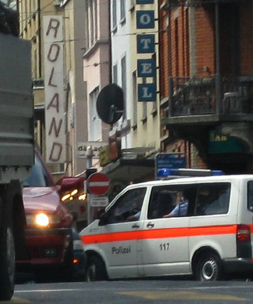 polizeiauto zrich schweiz. police car zurich switzerland.