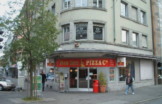 new york pizza company. schmiede wiedikon. zrich schweiz