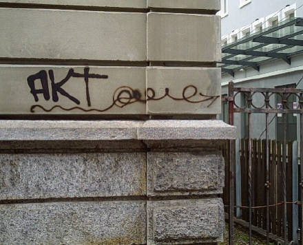 AKT graffiti tag zrich