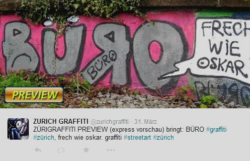 TIMELINE graffiti magazin zeigt brandneue und exklusive graffiti fotos aus zrich jetzt als vorschau auf seinem TWITTER accounht @zurichgraffiti