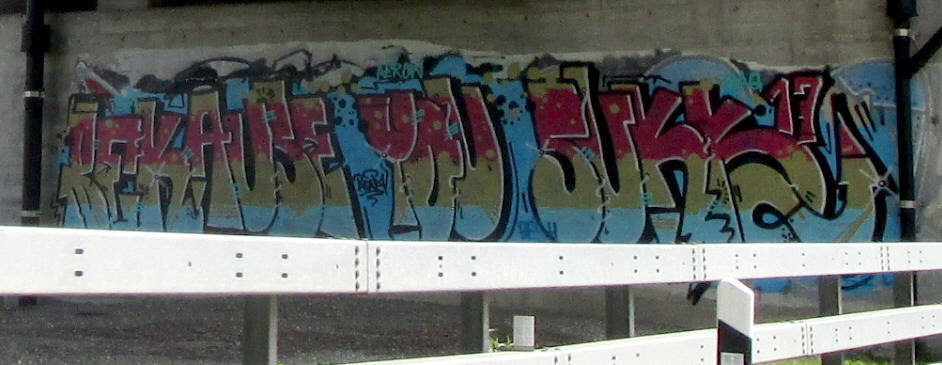 BEAM BEKAUSE YOU SUCK graffiti zrich