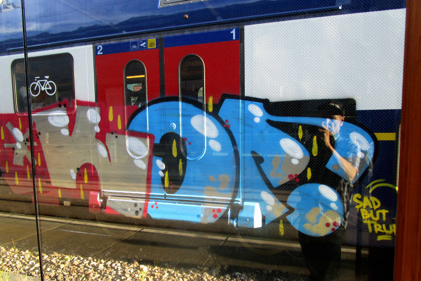 POK S-Bahn SBB graffiti zrich