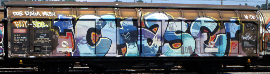 CHASE graffiti SBB gterwagen zrich