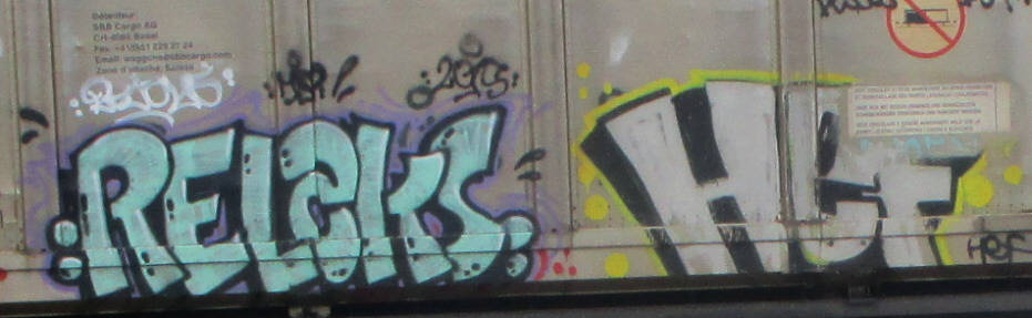 RELAKS HEF graffiti SBB gterwagen zrich