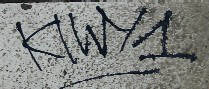KIWY1 graffiti tag bahnhof hardbrcke zrich.