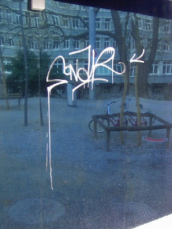 SONAR graffiti tag gessneralle sihlstrasse zrich
