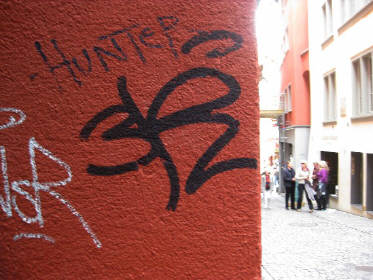 HUNTER graffiti tag zrich. 3R grffiti tag zrich