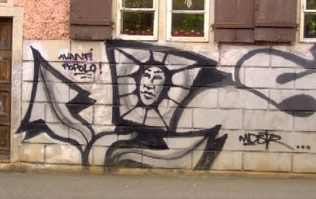 avanti popolo. graffiti zurigo svizzera