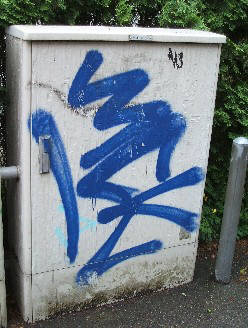 MCK graffiti crew tag zürich
