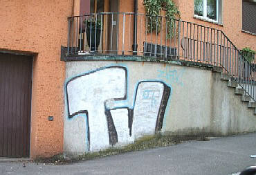 TV graffiti rosengartenstrasse zürich-wipkingen