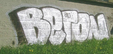 BETON grafiti zrich