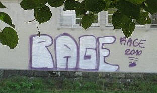 RAGE graffiti zrich