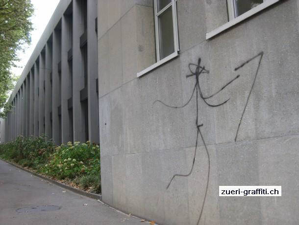 harald naegeli graffiti universtitstrasse zrich oktober 2009